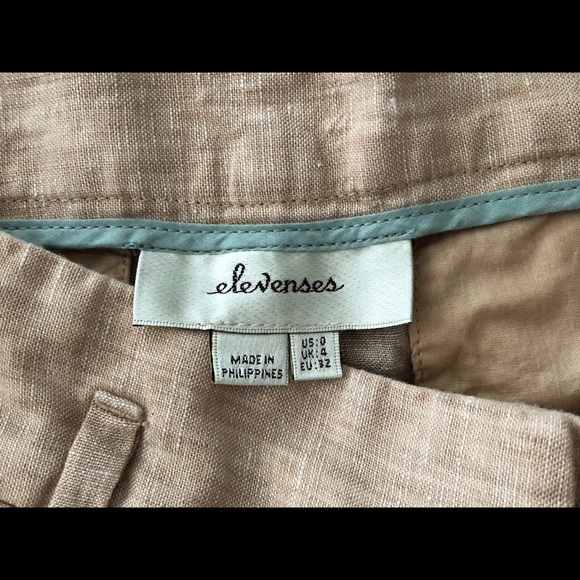 Anthropologie Elevenses Wide Leg Linen Pant - Picture 3 of 8